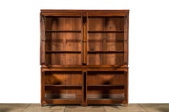 19th Century French Provincial 4 Door Bookcase or Cabinet