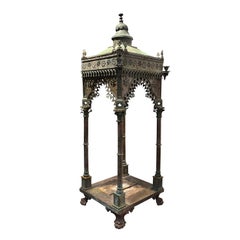 19th Century French Provincial Antique Monumental Copper Tabernacle