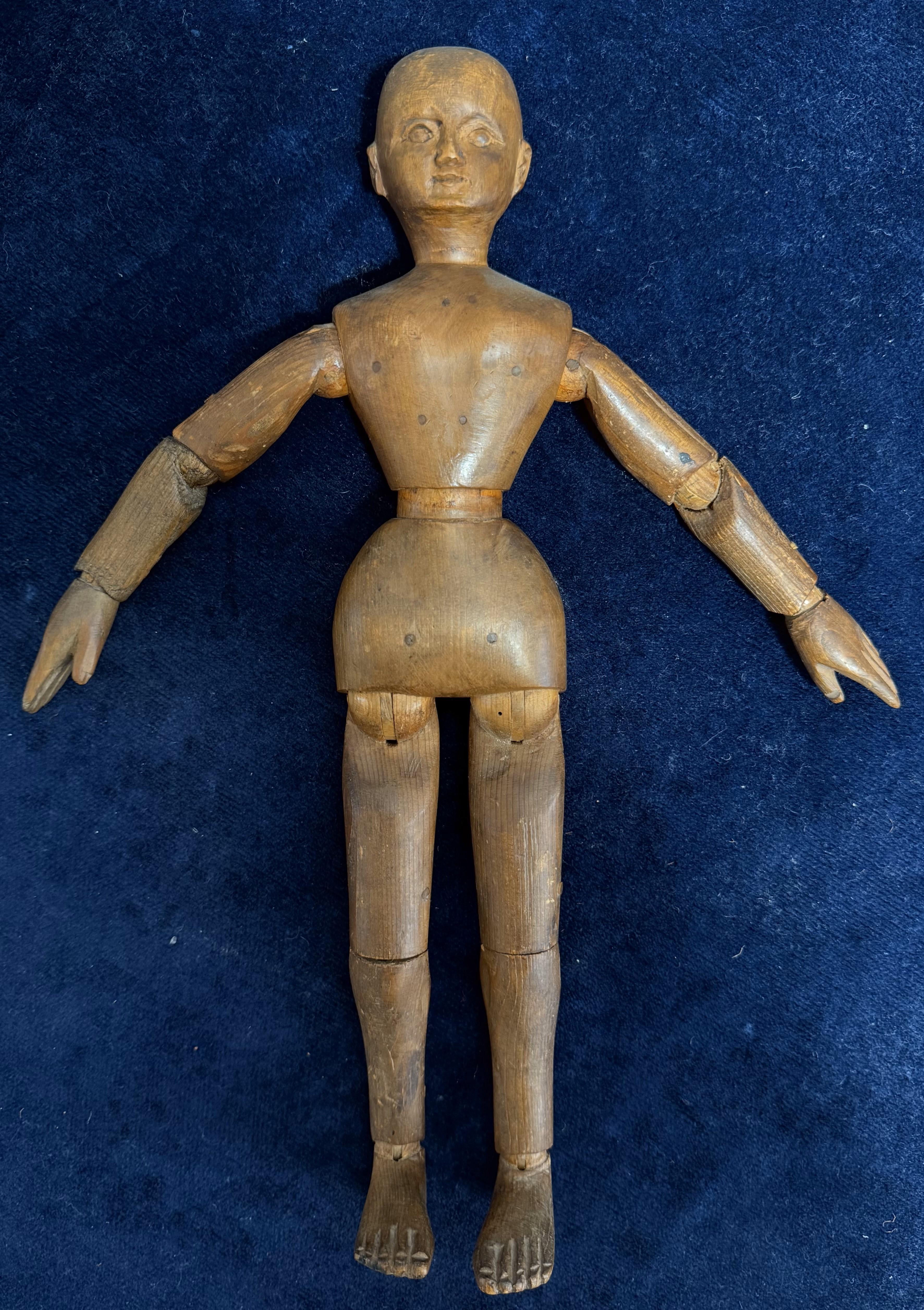 Beech 19th Century French Provincial Artist Mannequin For Sale