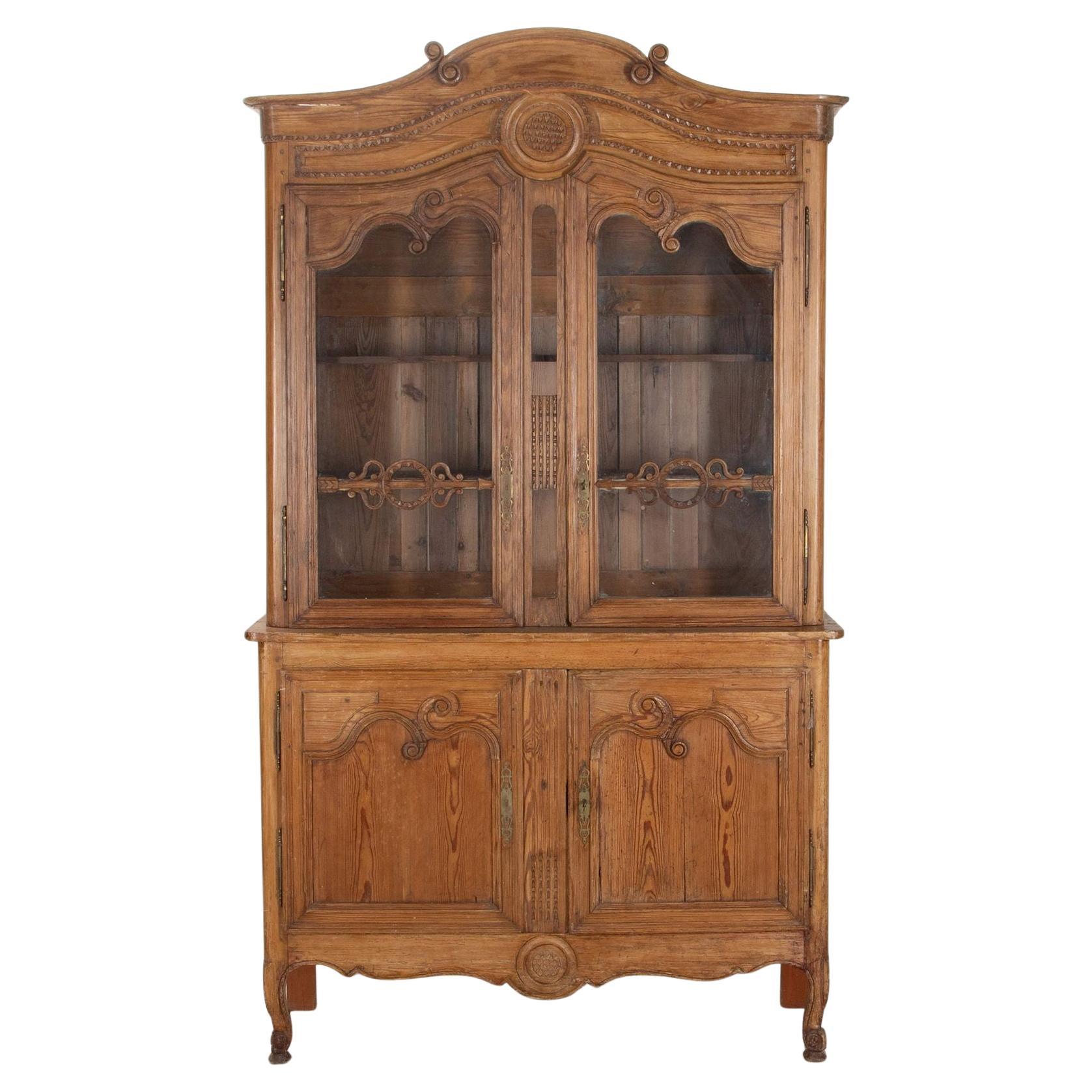 19th Century French Provincial Bookcase
