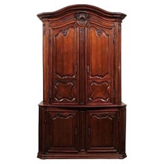 Armadietto francese a buffet Deux Corps in Oak del XIX secolo