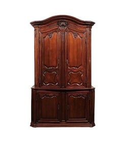 Armadietto francese a buffet Deux Corps in Oak del XIX secolo