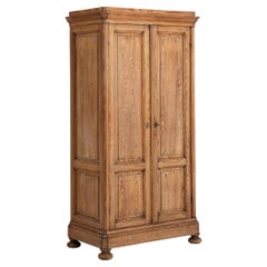 19th Century French Provincial Cabinet in Medium Pine Wood
