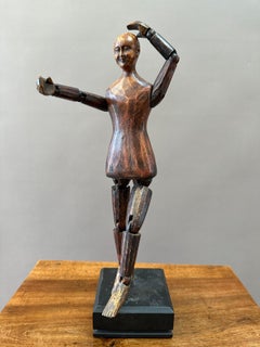 19th Century French Provincial Carved Articulated Artist's Model