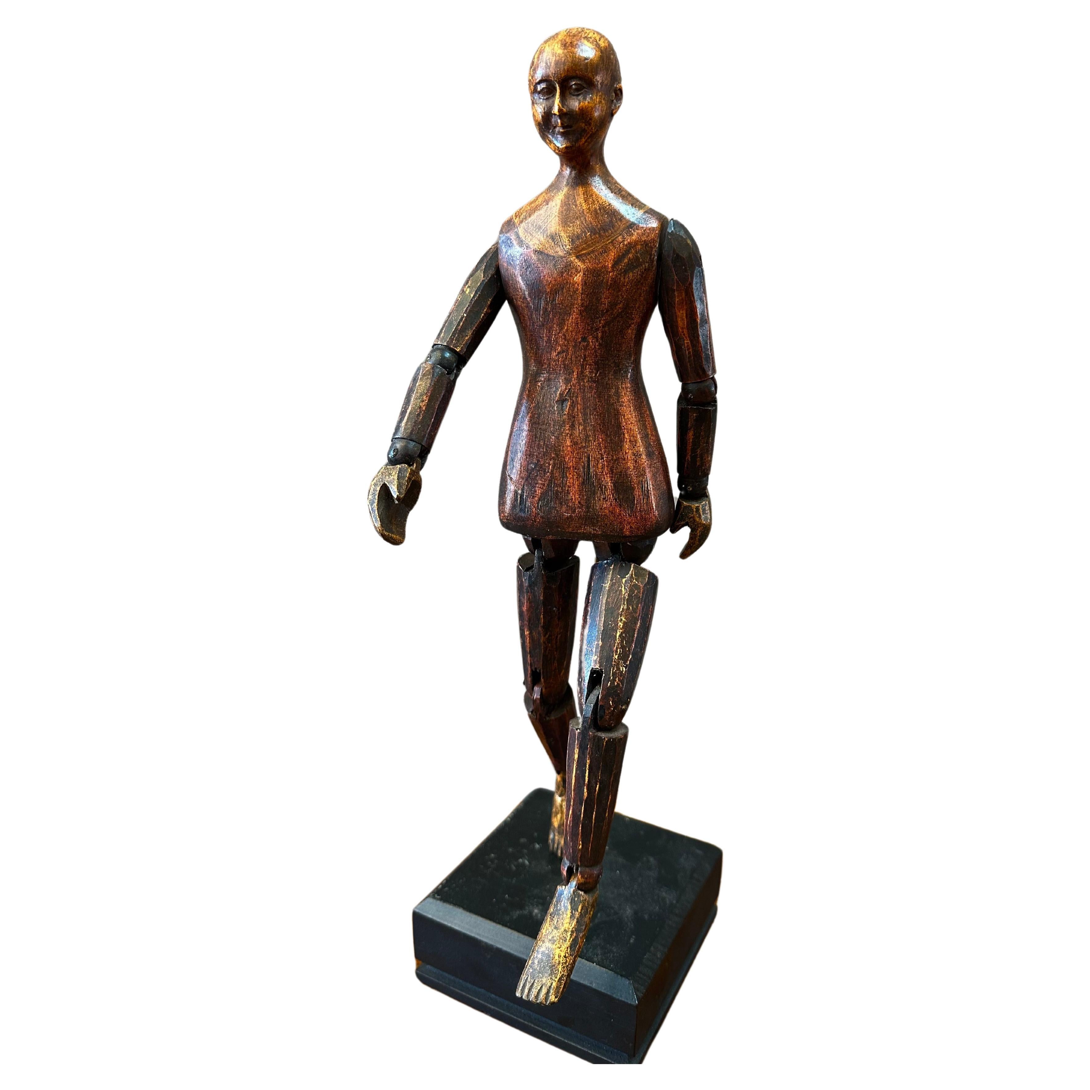 Modèle d'artiste sculpté provincial français du 19ème siècle