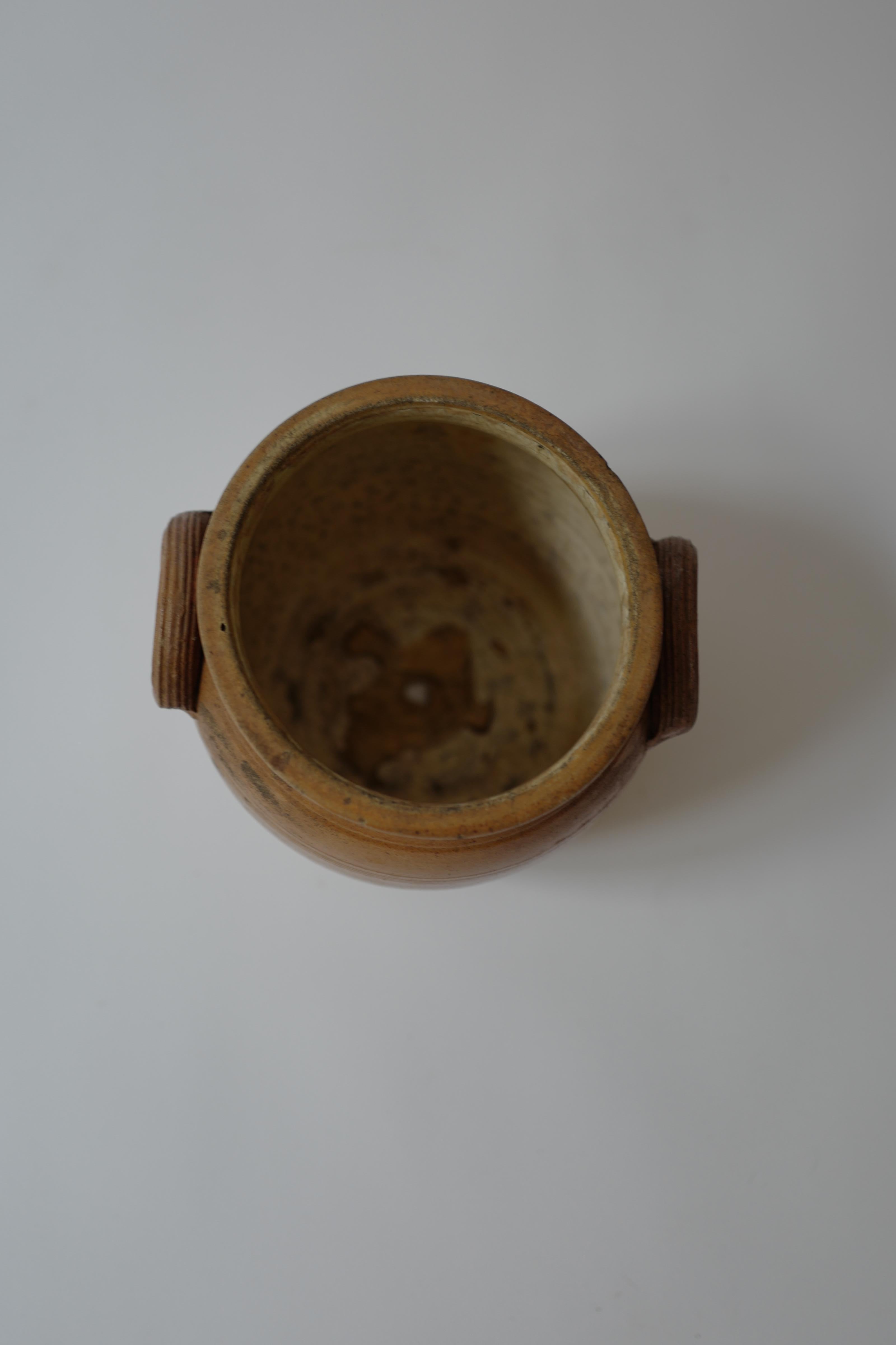 19. Jahrhundert Brown Französisch Provincial Crock Pot (Französische Provence) im Angebot