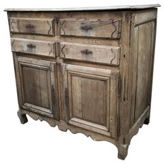 19th Century French Provincial Cupboard in Oakwood, 1890s