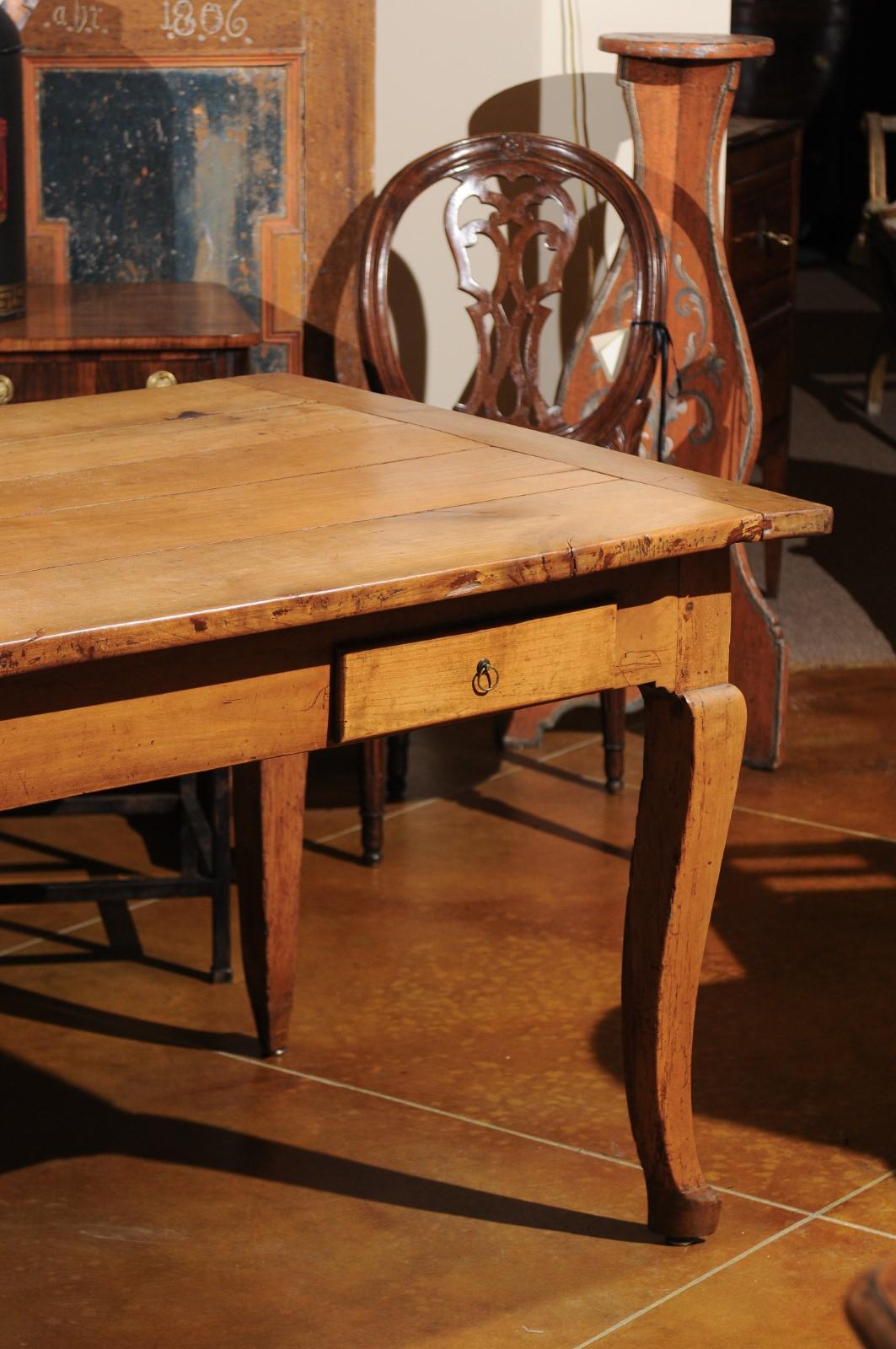 19th Century French Provincial Desk in Fruitwood 2