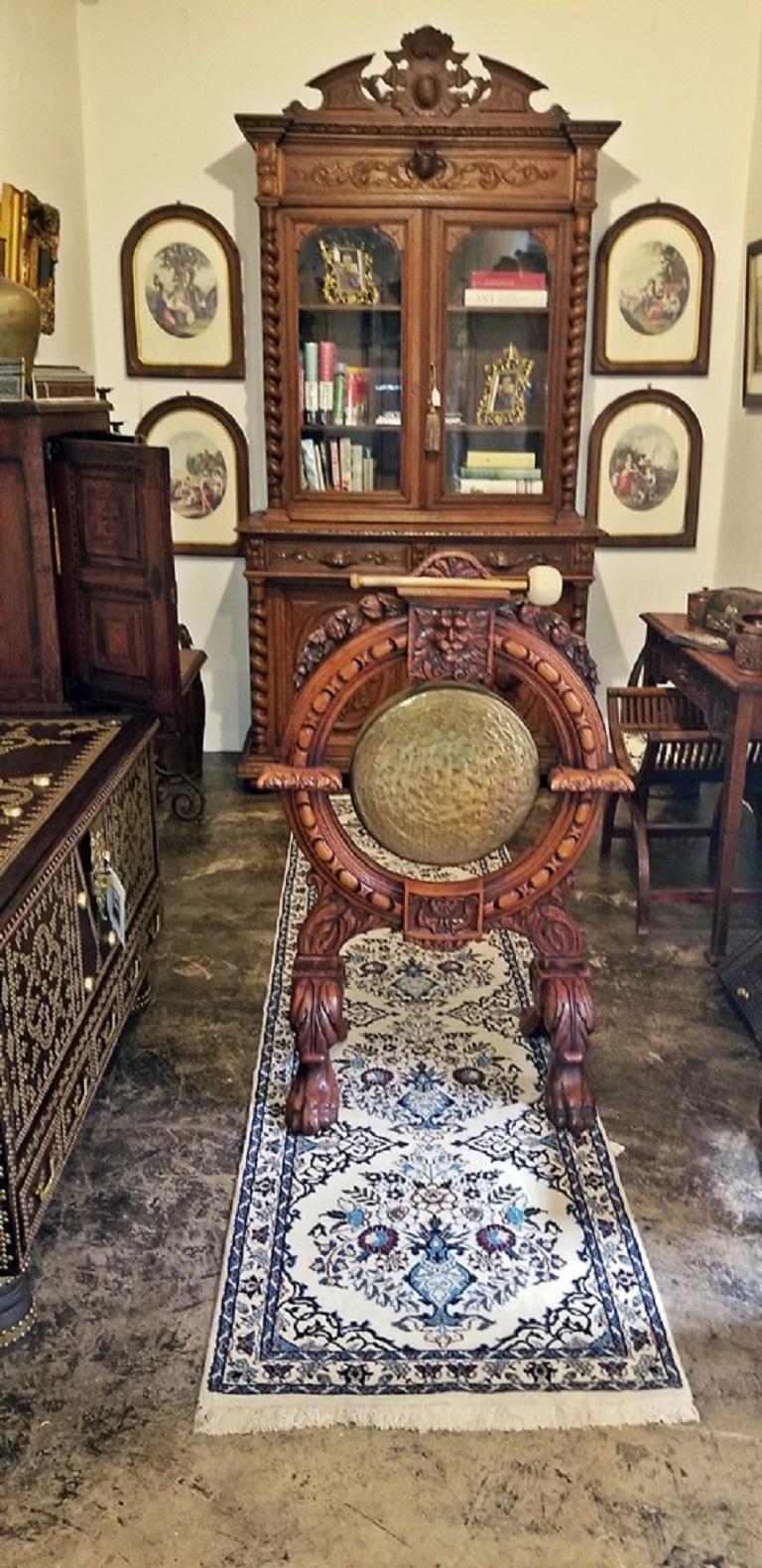 Hand-Carved 19th Century French Provincial Dinner Gong