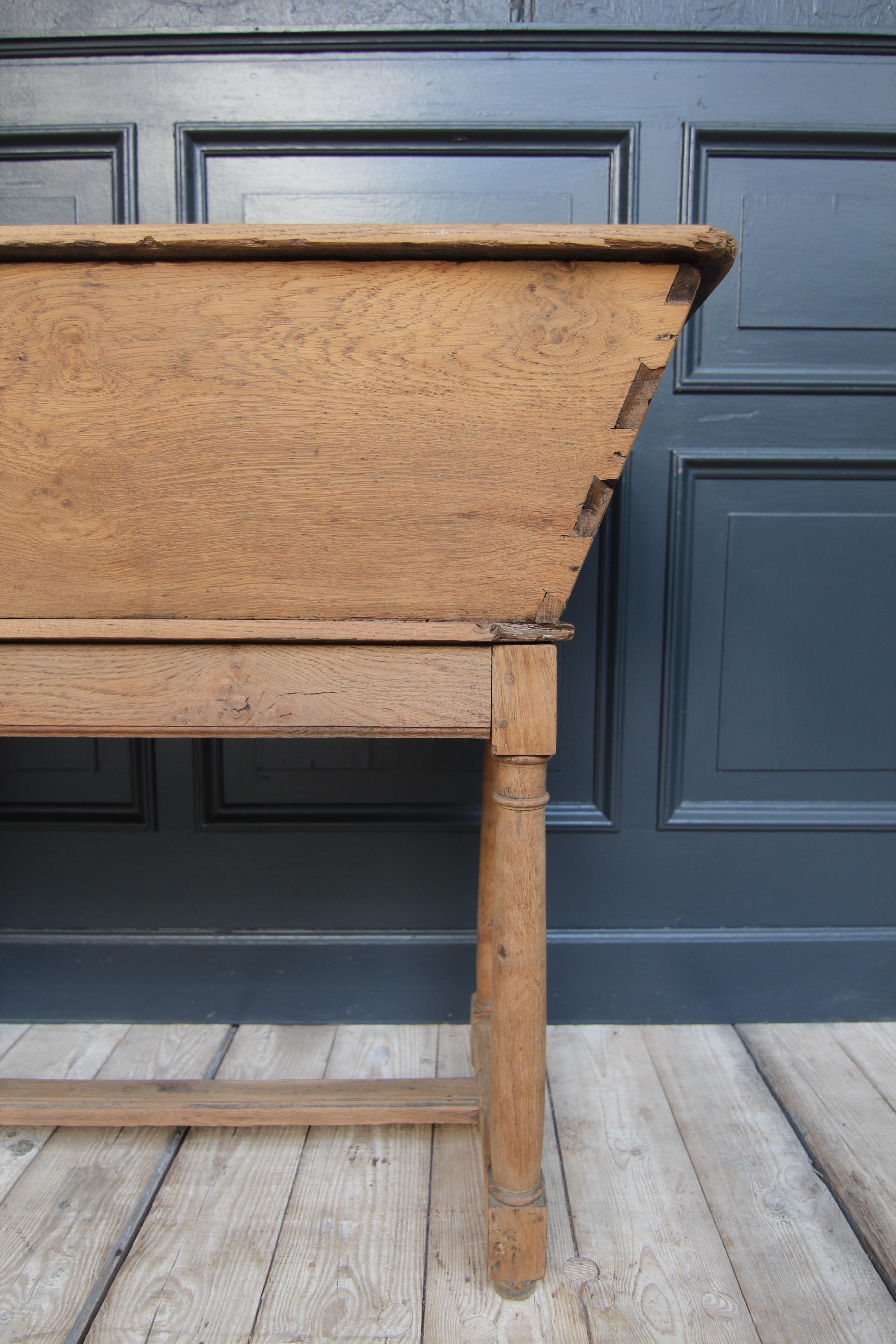 19th Century French Provincial Dough Trough Table 6