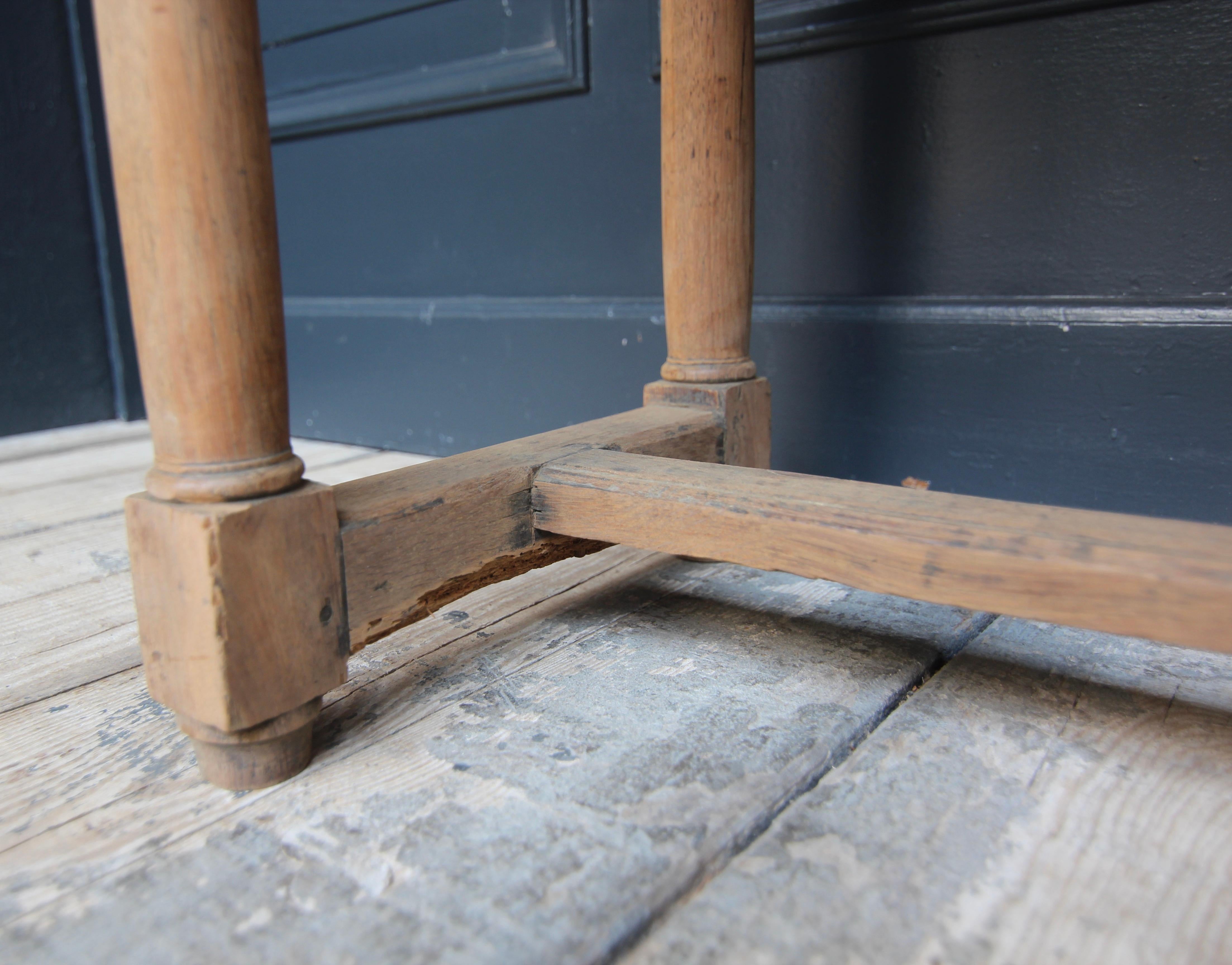 19th Century French Provincial Dough Trough Table 7
