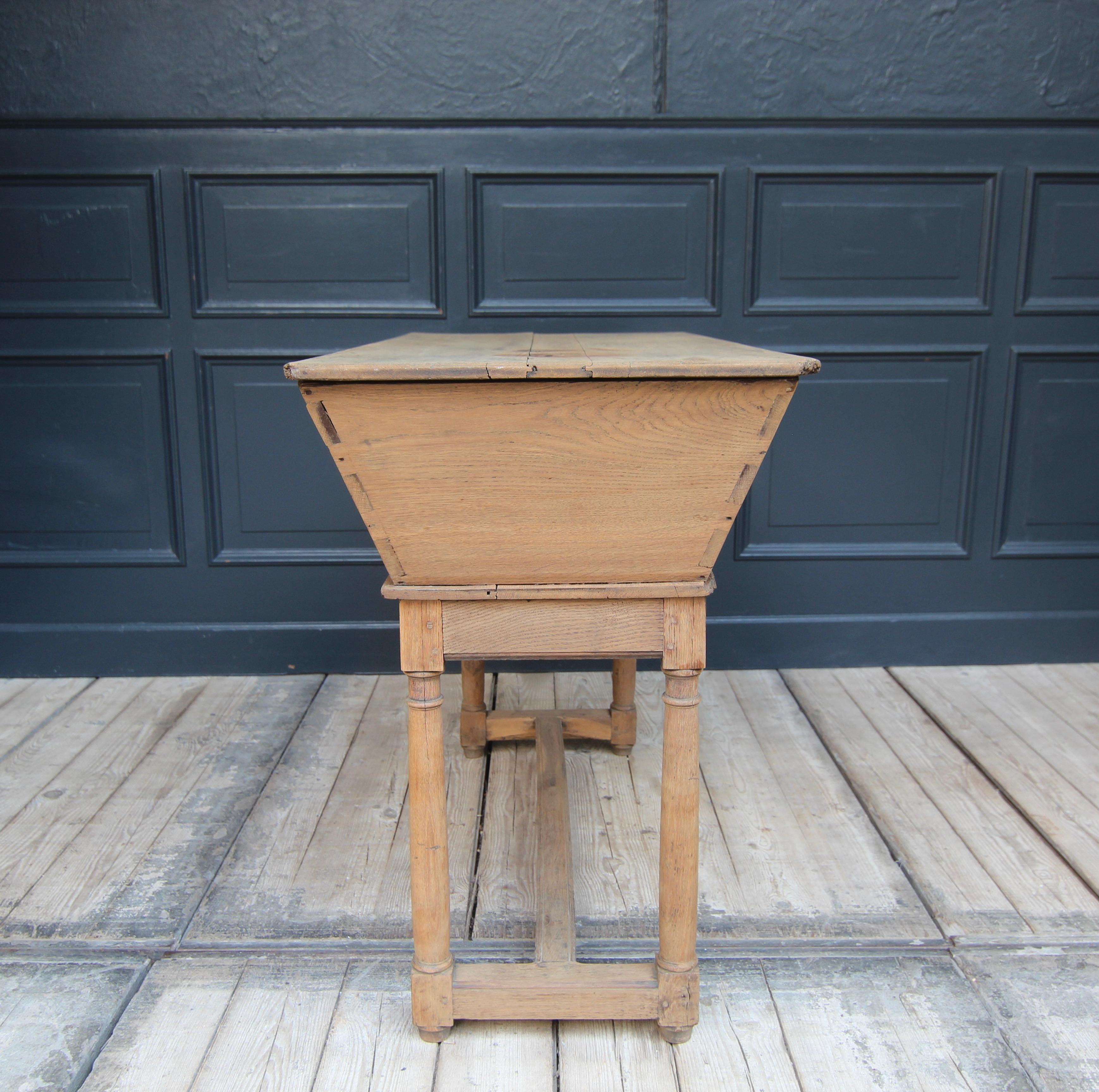 19th Century French Provincial Dough Trough Table 14