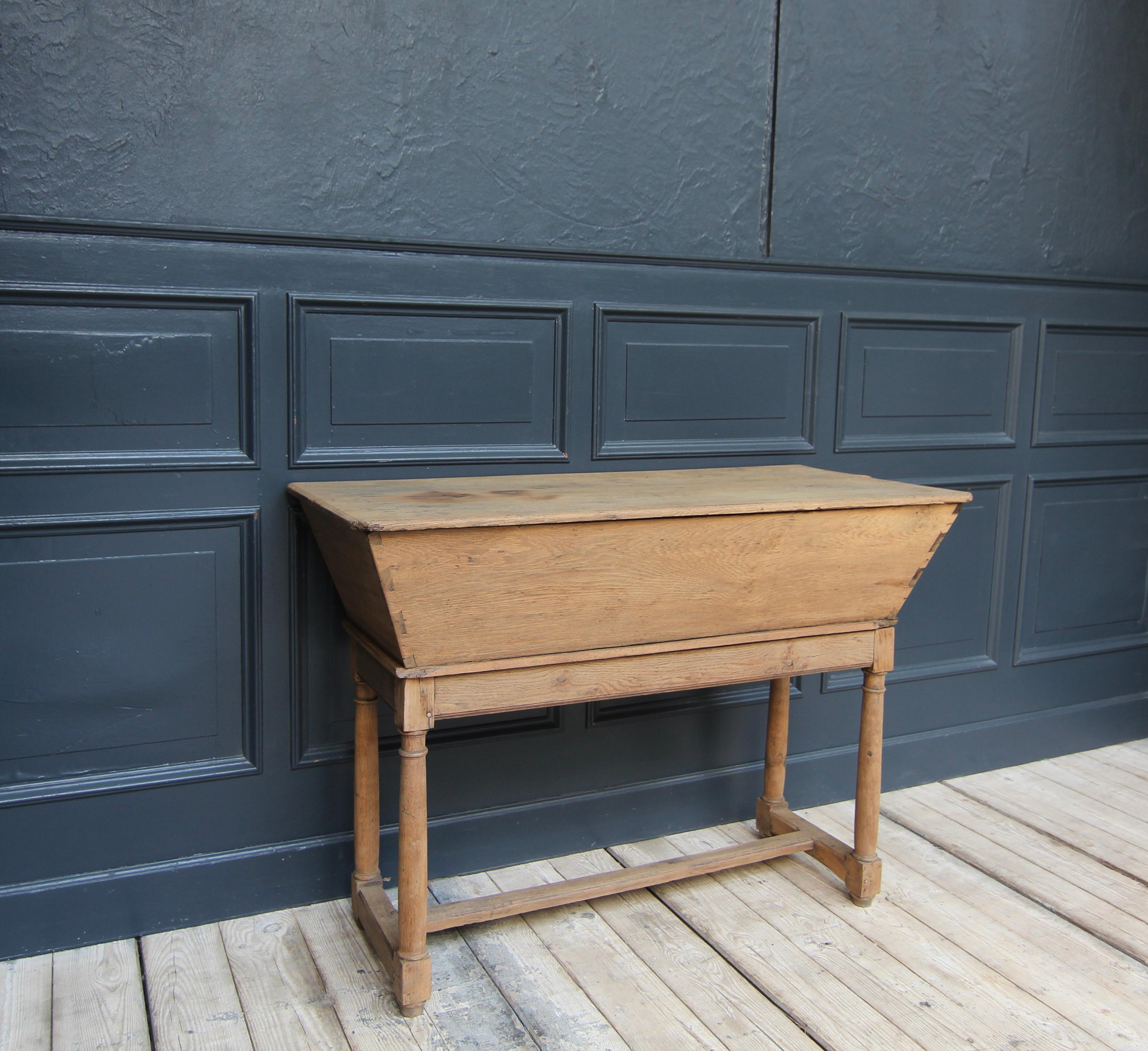 19th Century French Provincial Dough Trough Table 1