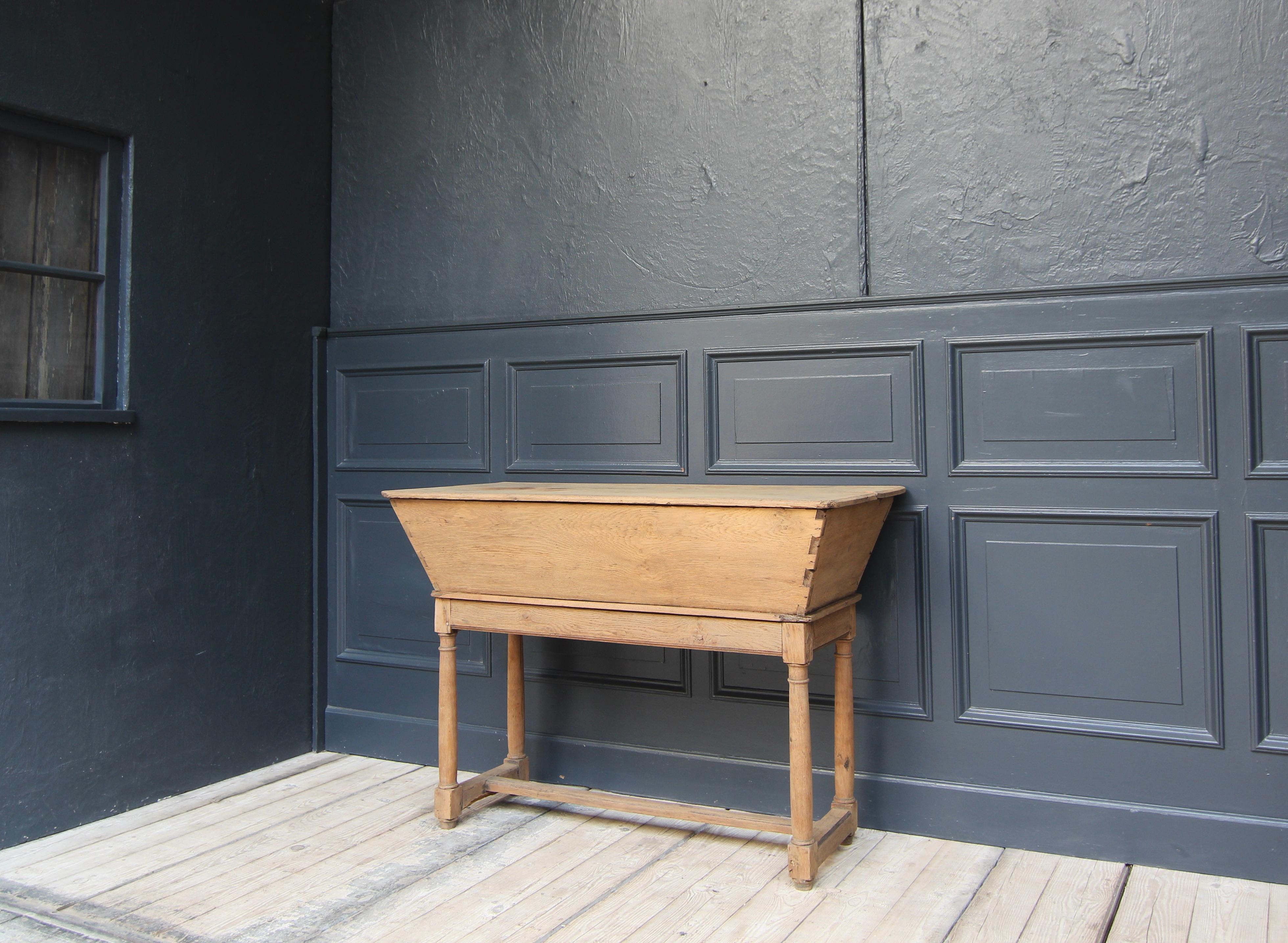 19th Century French Provincial Dough Trough Table 2