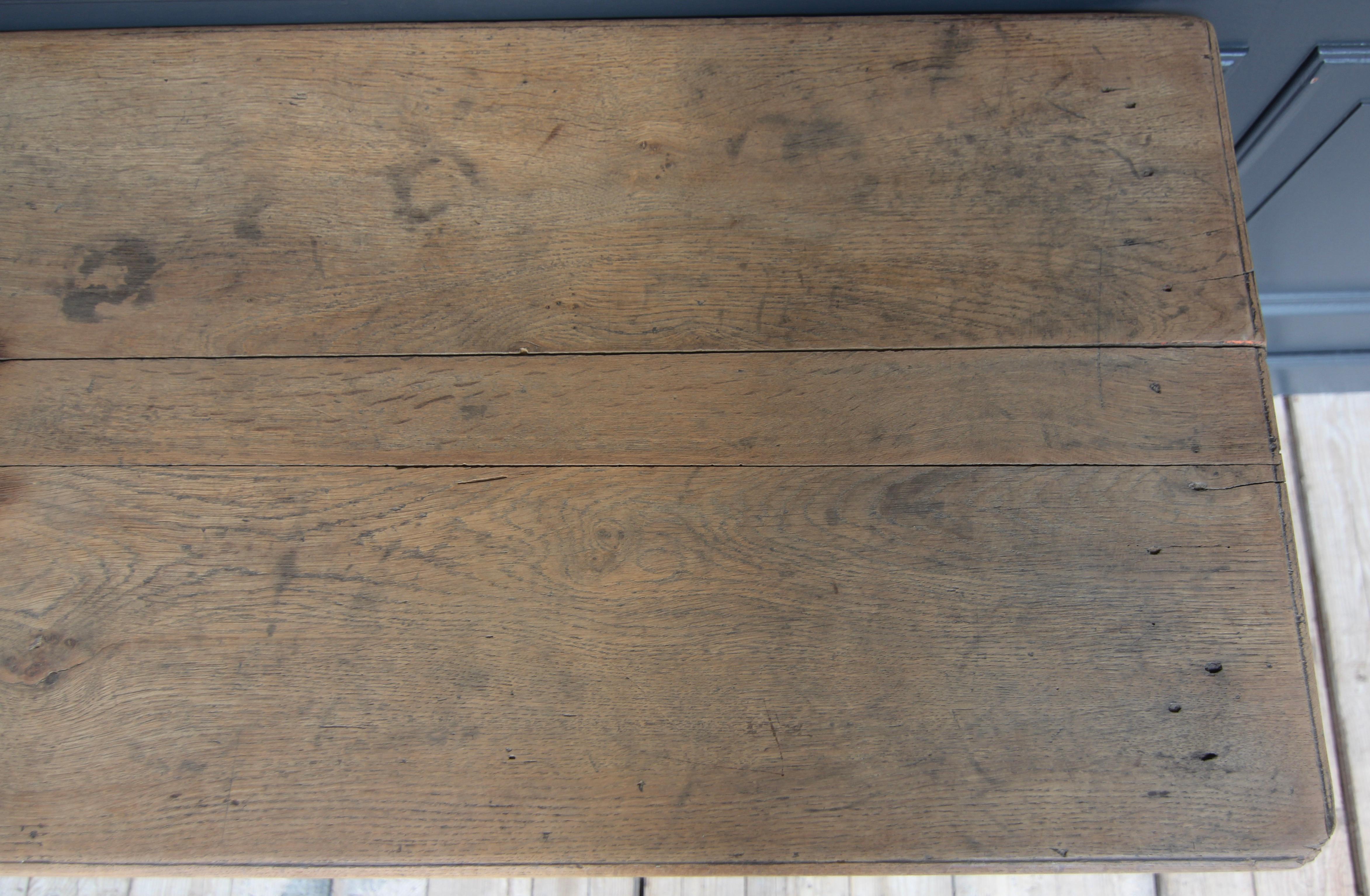 19th Century French Provincial Dough Trough Table 4