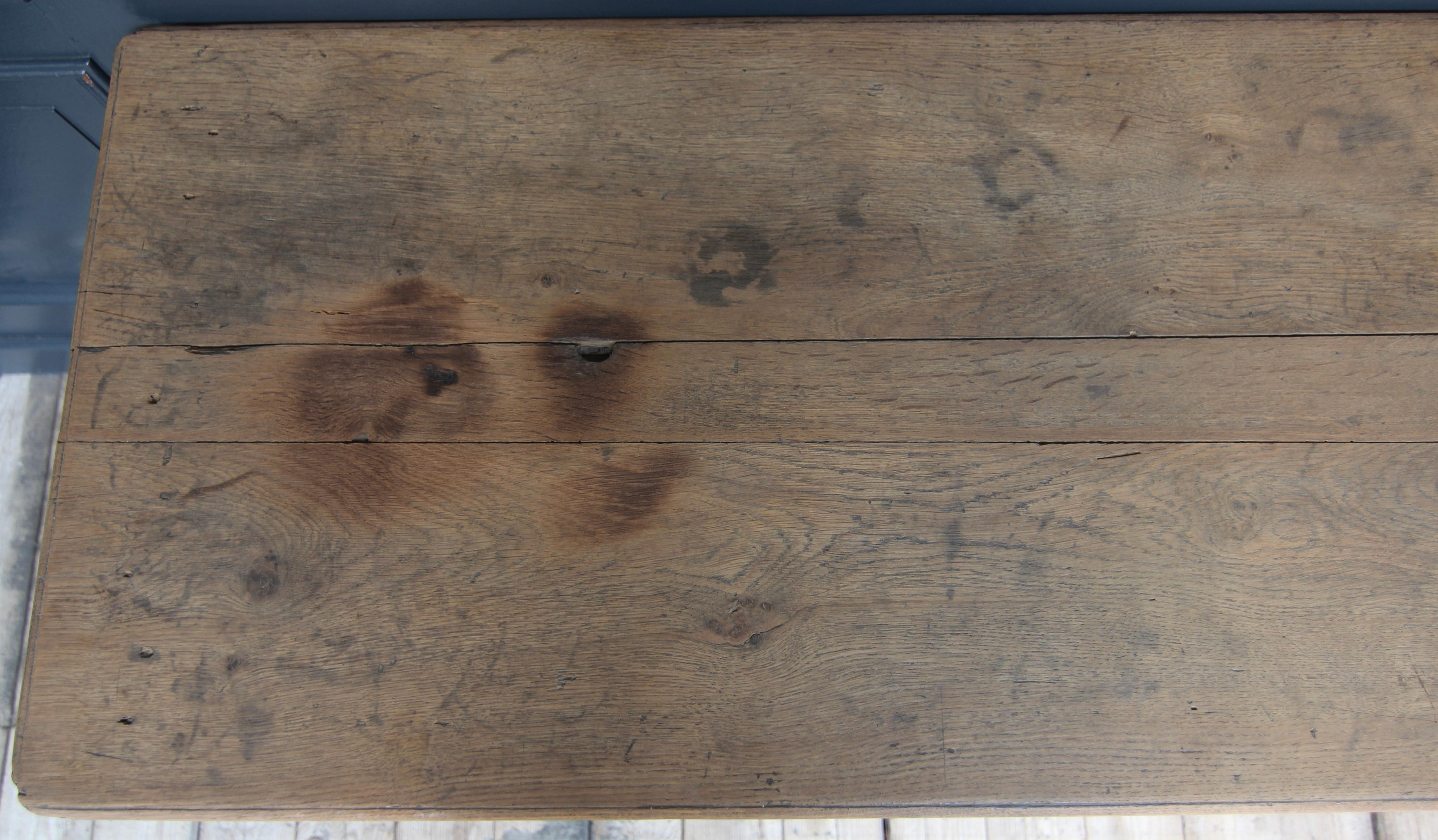 19th Century French Provincial Dough Trough Table 5