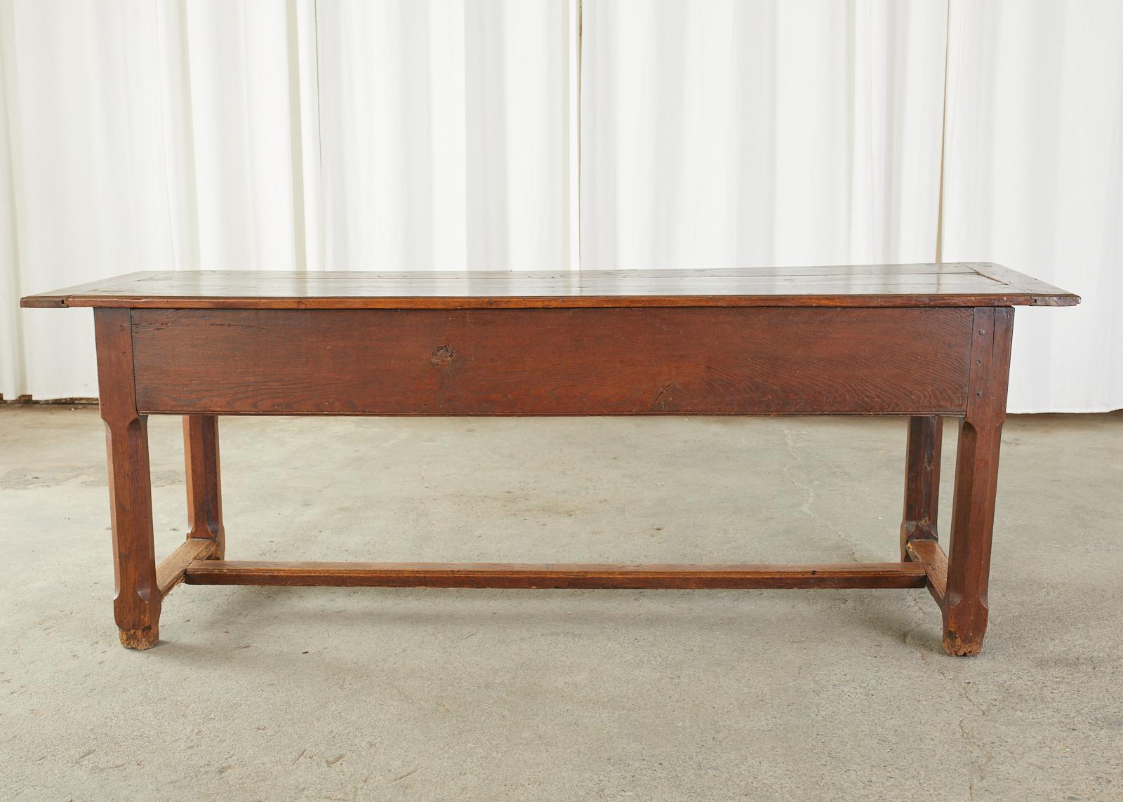 19th Century French Provincial Farmhouse Work Table or Console 15