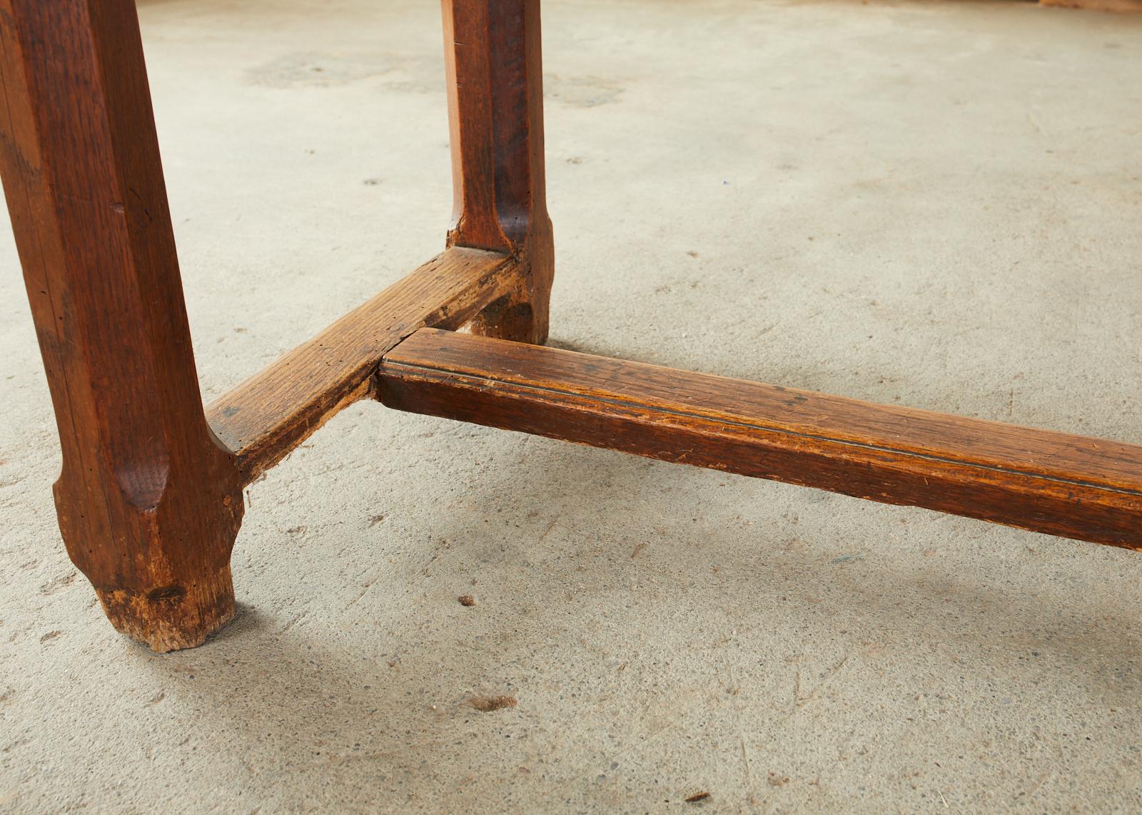 19th Century French Provincial Farmhouse Work Table or Console 3