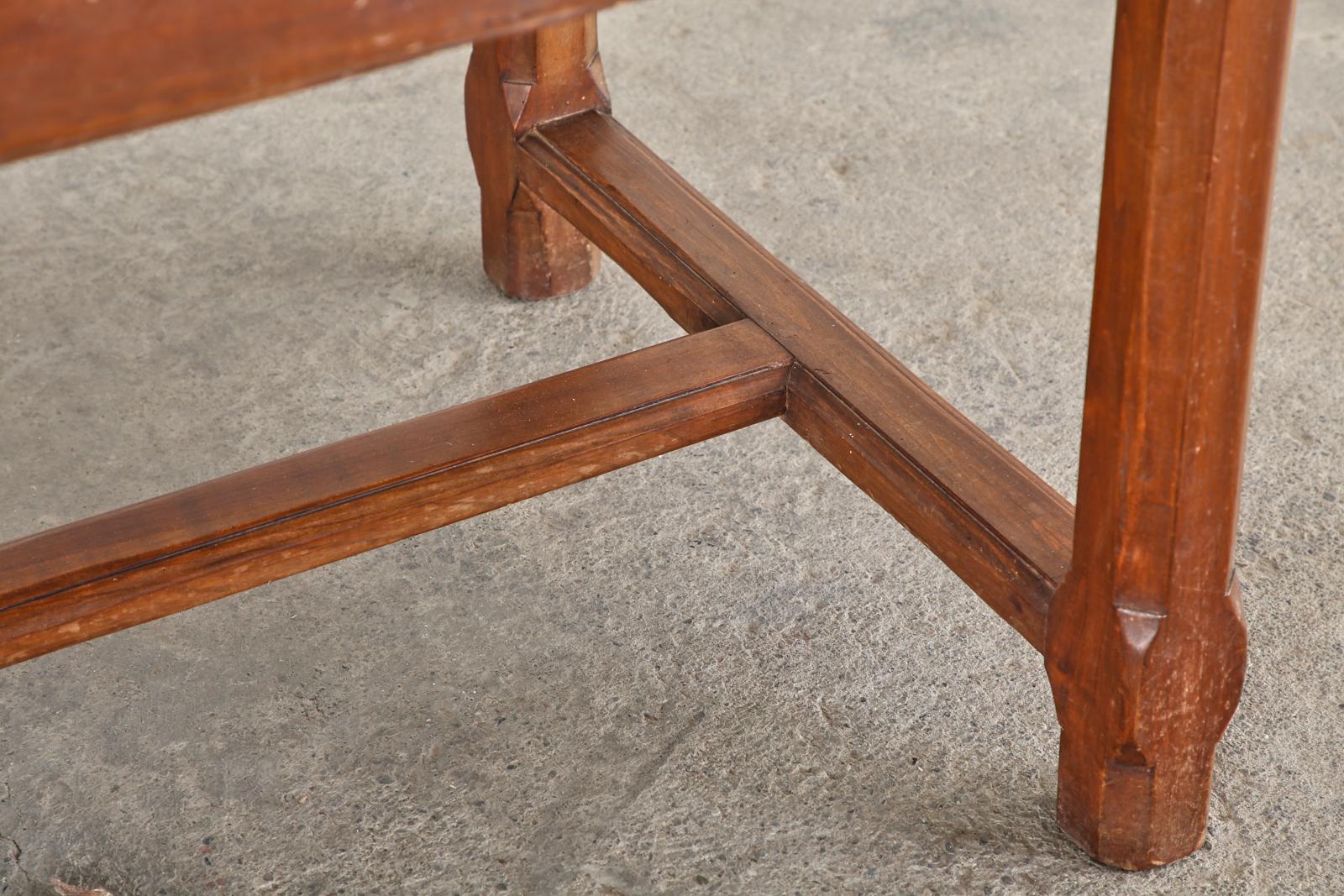 19th Century French Provincial Fruitwood Farmhouse Dining Table 13