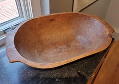 19th Century French Provincial Hand Hewn Dough Bowl