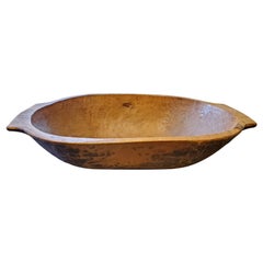 19th Century French Provincial Hand Hewn Dough Bowl