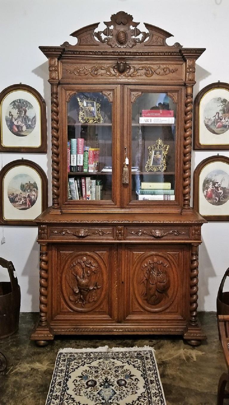 oak bookcase french provinvi