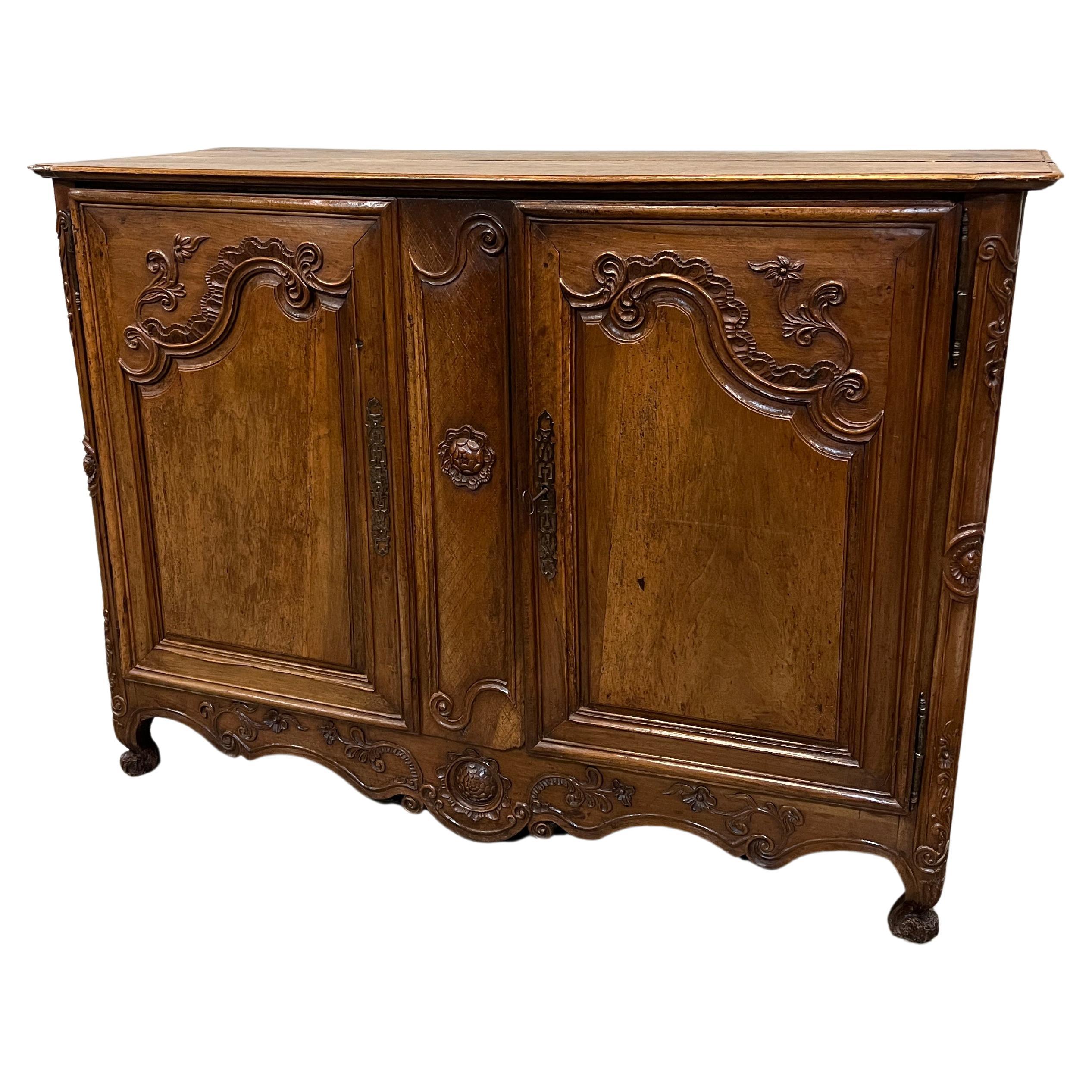 19th Century French Provincial Louis XV Style Buffet