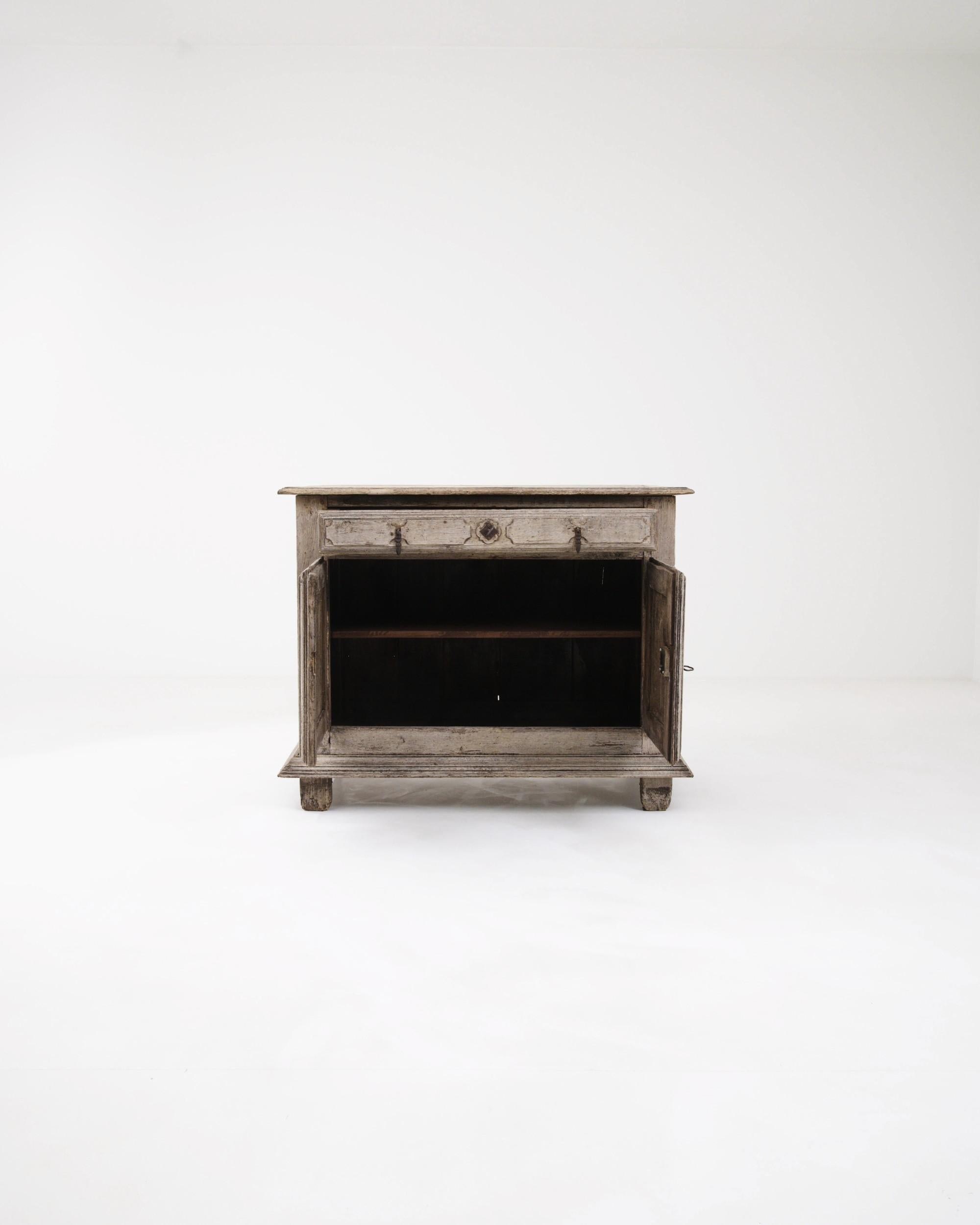 Bleached 19th Century French Provincial Oak Buffet For Sale