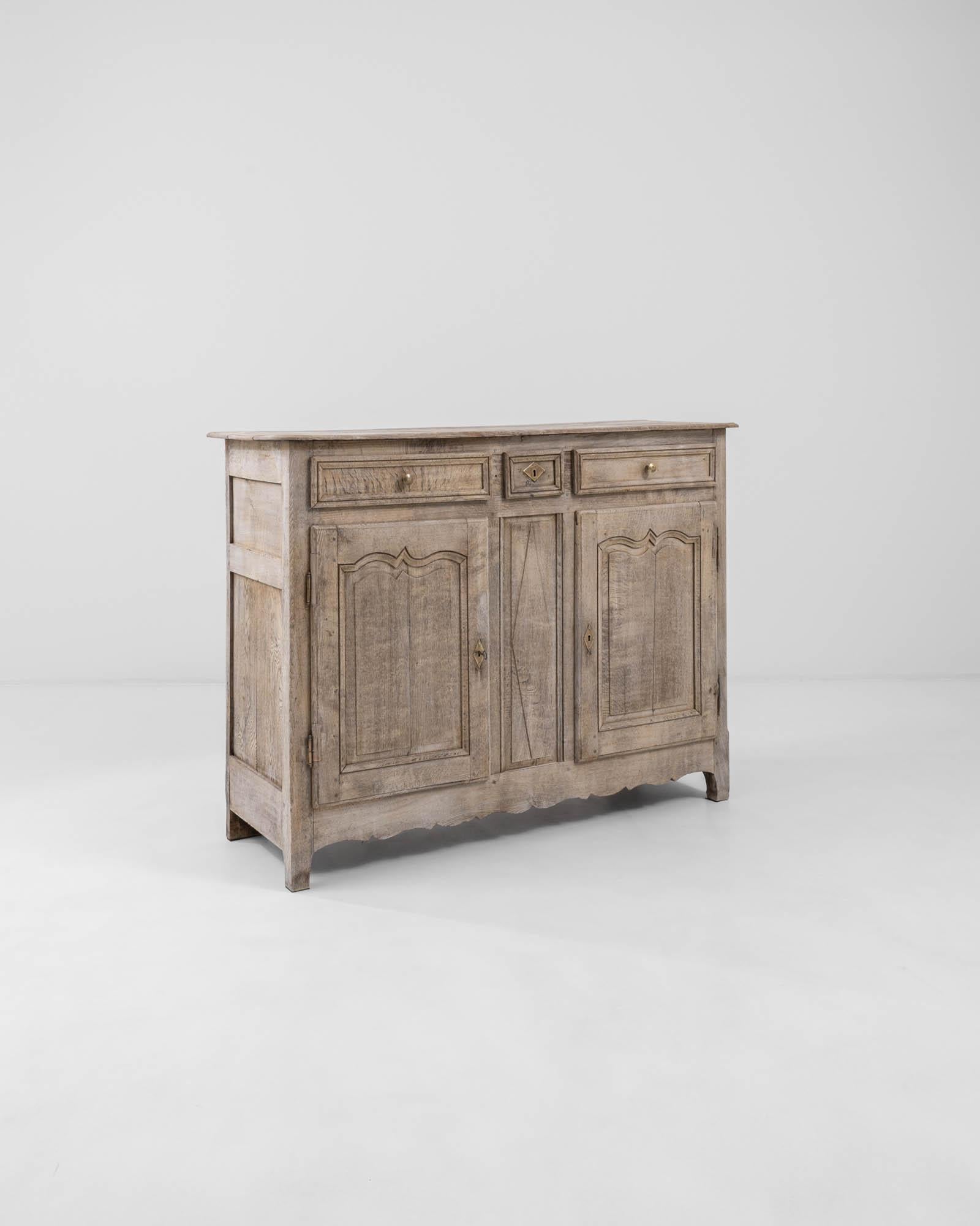 19th Century French Provincial Oak Buffet 2