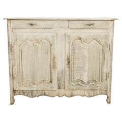 19th Century French Provincial Oak Buffet Antique 19th Century French Provincial Oak Buffet