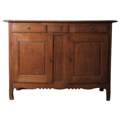 19th Century French Provincial Oak Buffet