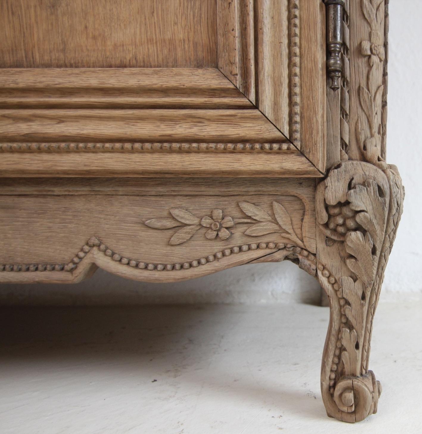 19th Century French Provincial Oak Buffet or Sideboard For Sale 8