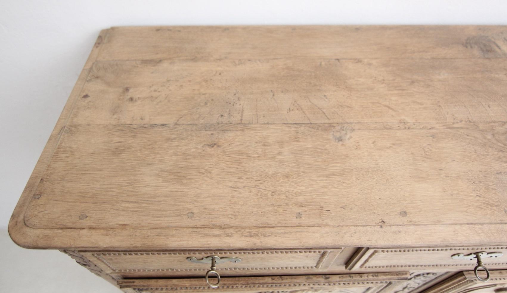19th Century French Provincial Oak Buffet or Sideboard For Sale 5