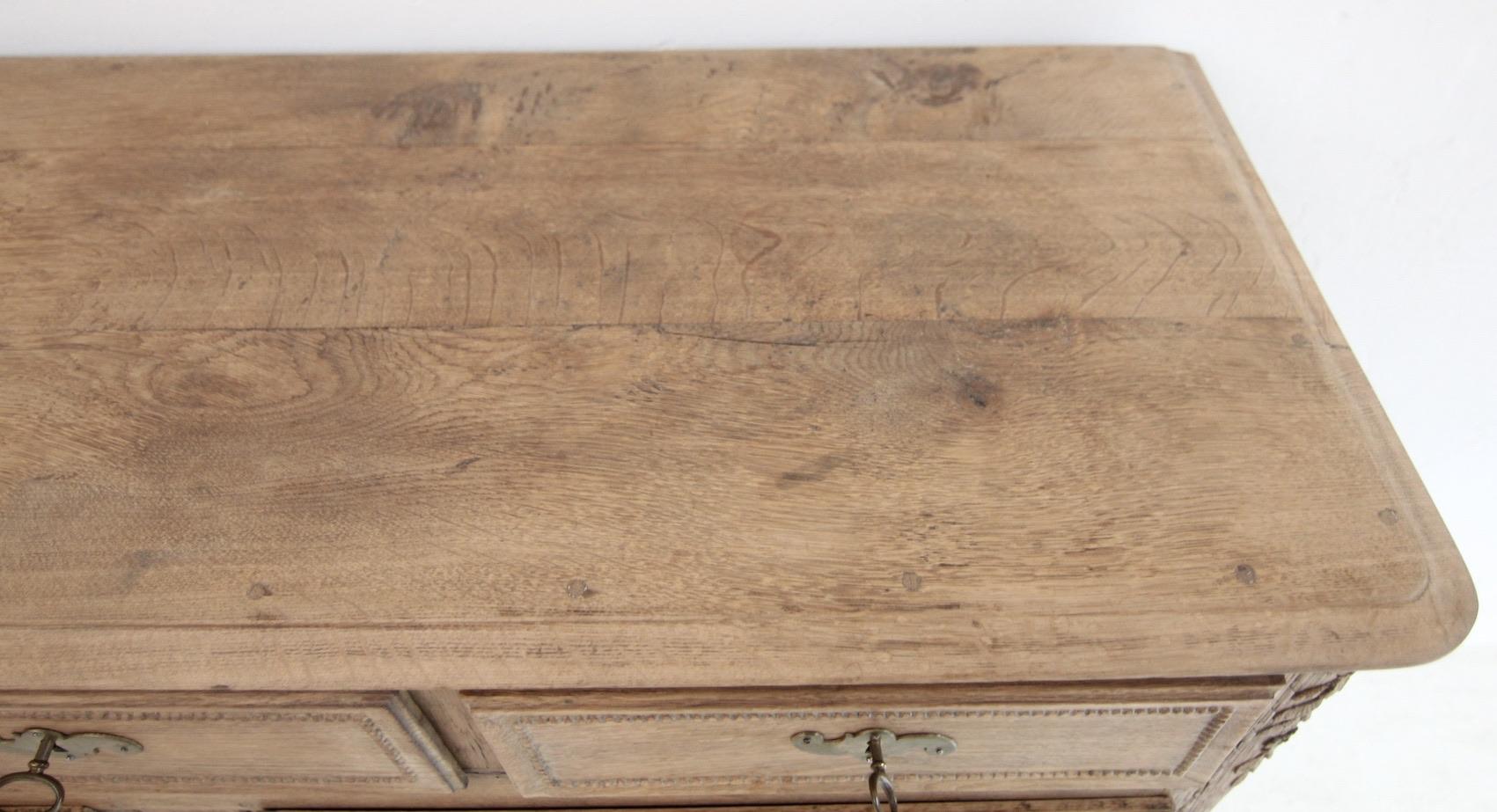 19th Century French Provincial Oak Buffet or Sideboard For Sale 6