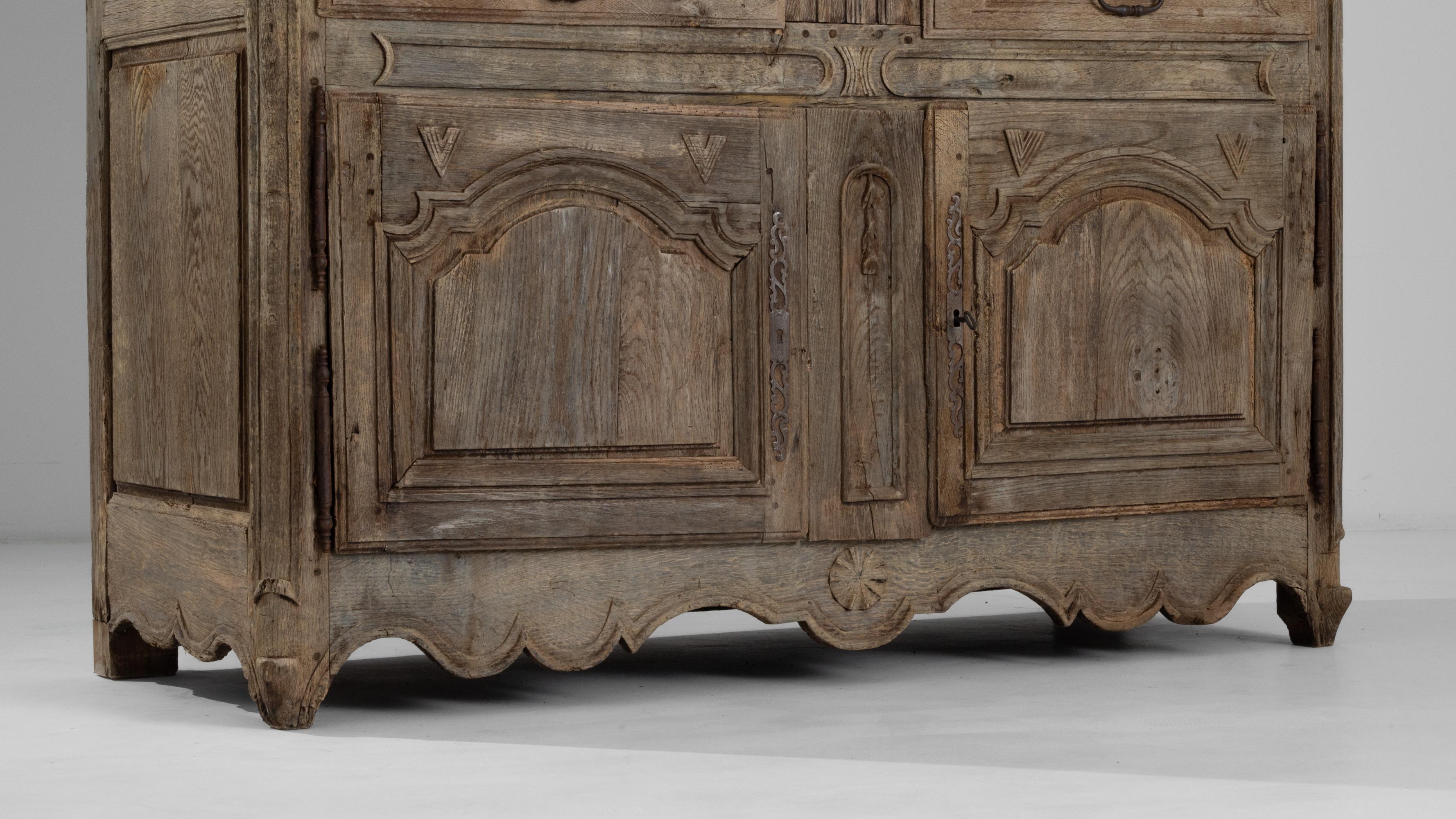 19th Century French Provincial Oak Cabinet 10