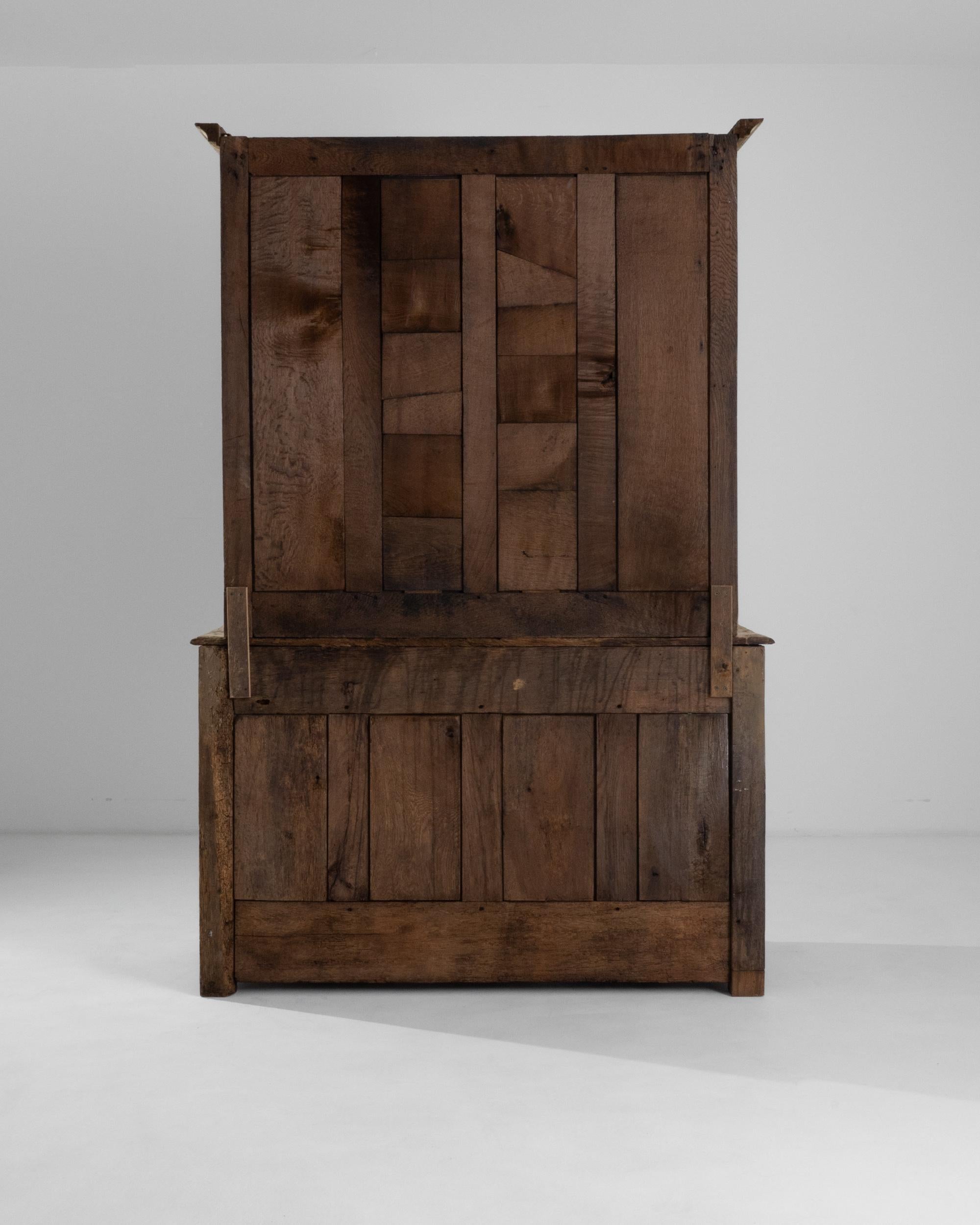 19th Century French Provincial Oak Cabinet 11