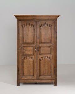 19th Century French Provincial Oak Cabinet