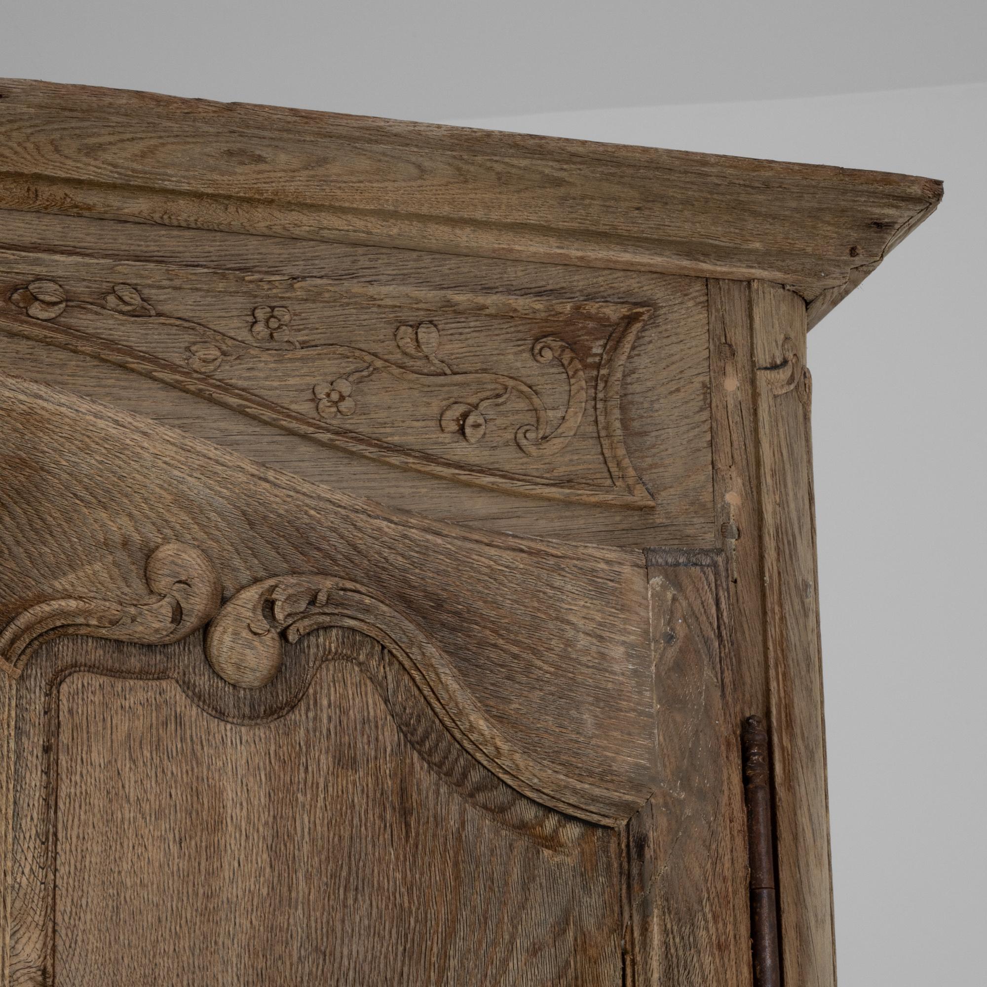 19th Century French Provincial Oak Cabinet 5