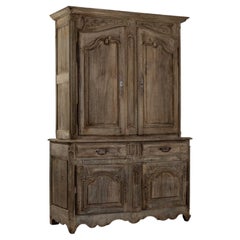 19th Century French Provincial Oak Cabinet