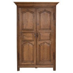 19th Century French Provincial Oak Cabinet