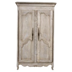 19th Century French Provincial Oak Cabinet with Antique Charm