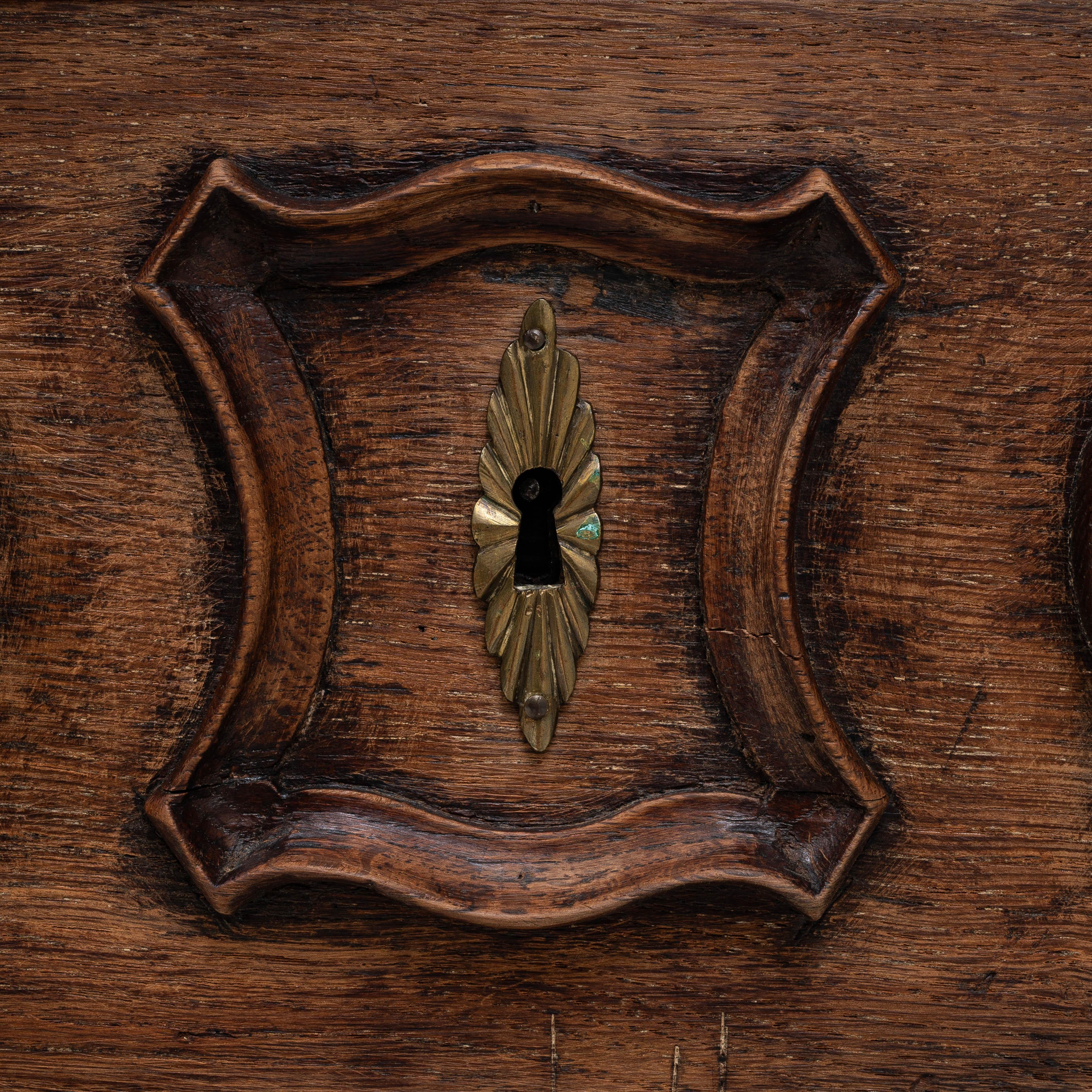 Cassettiera in quercia della provincia francese del XIX secolo in vendita 13