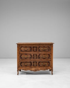 19th Century French Provincial Oak Chest of Drawers