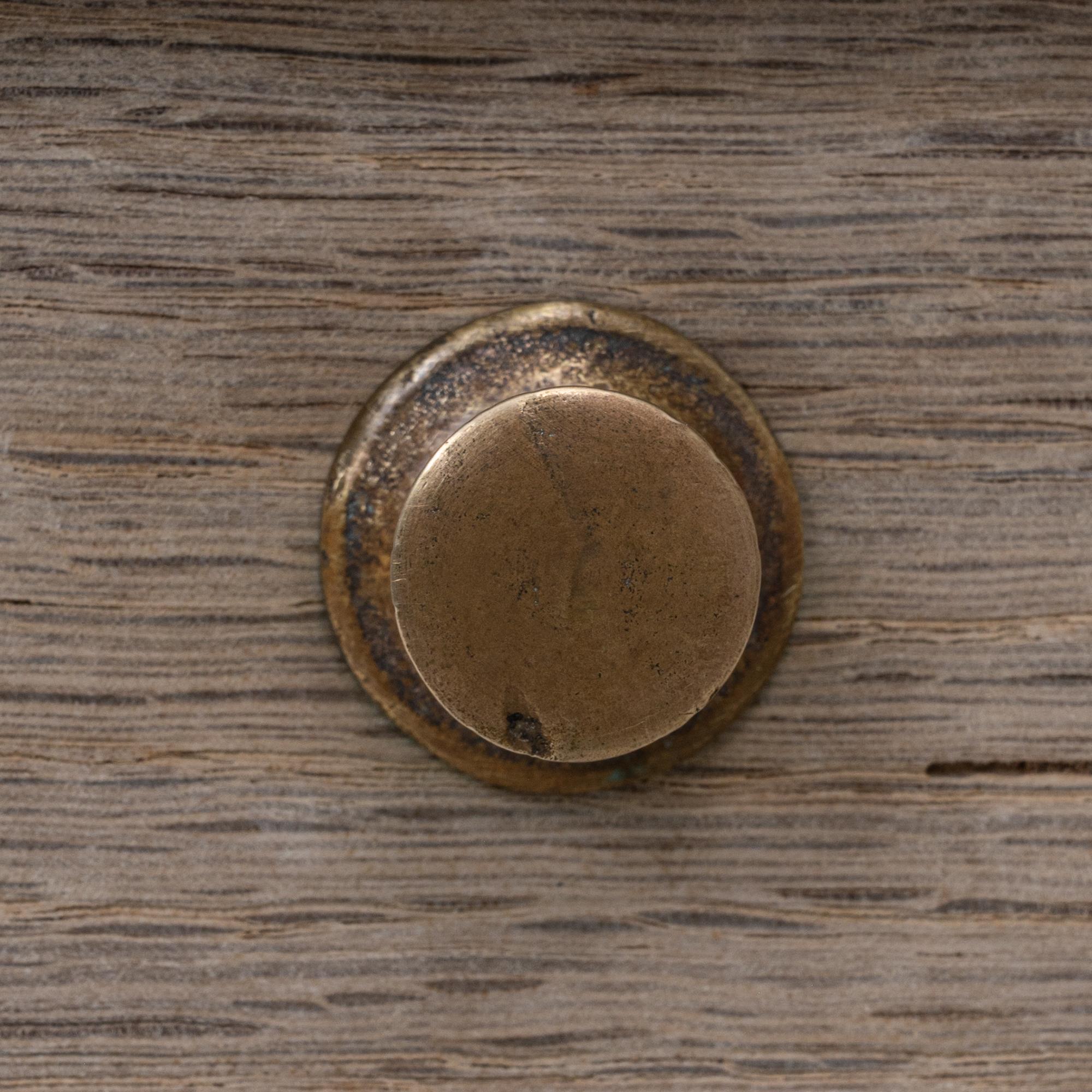 19th Century French Provincial Oak Side Table with Single Drawer For Sale 8