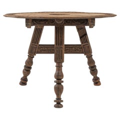 Antique 19th Century French Provincial Oak Table 
