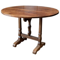 Antique 19th Century French Provincial Oak Vendange Table