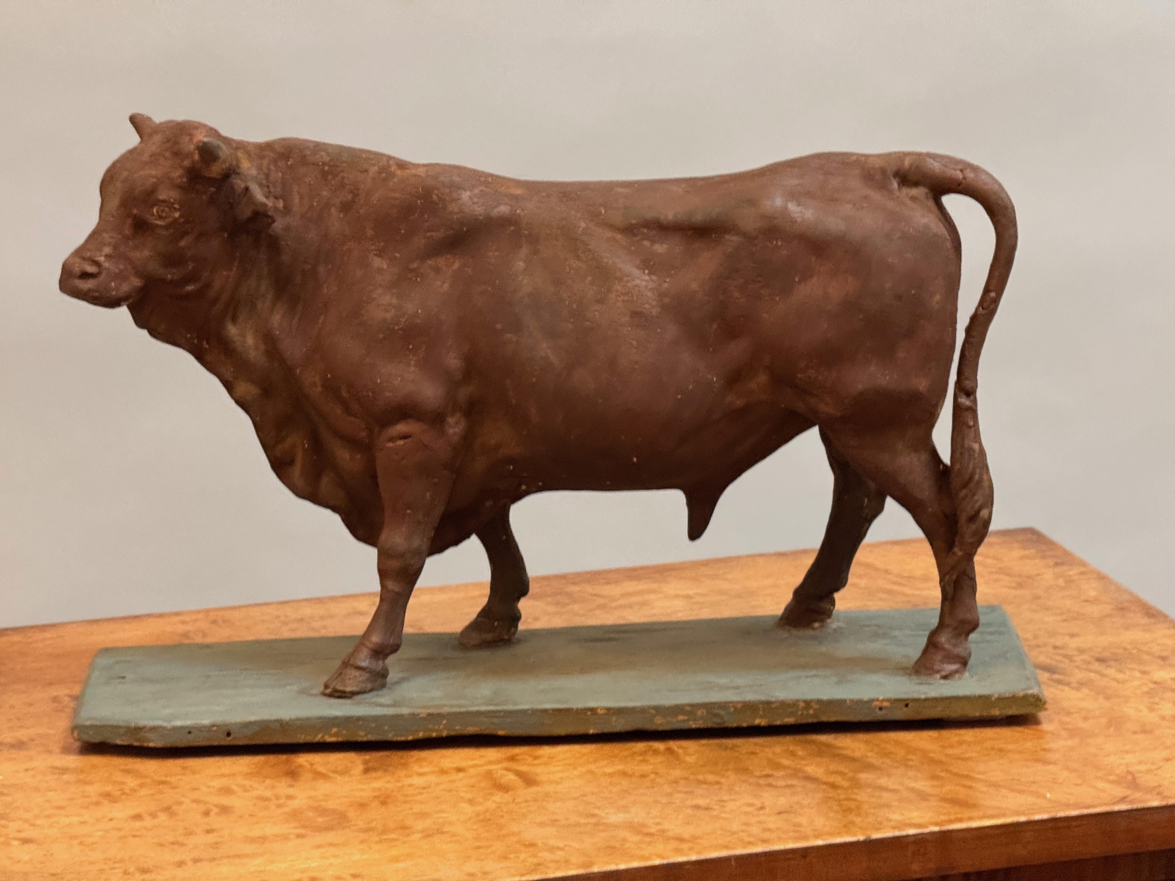 Extraordinary Realistic Muscular details and Anatomy. A beautiful Patination though remarkably light weight. Made in the Massif Central region of France circa 1840