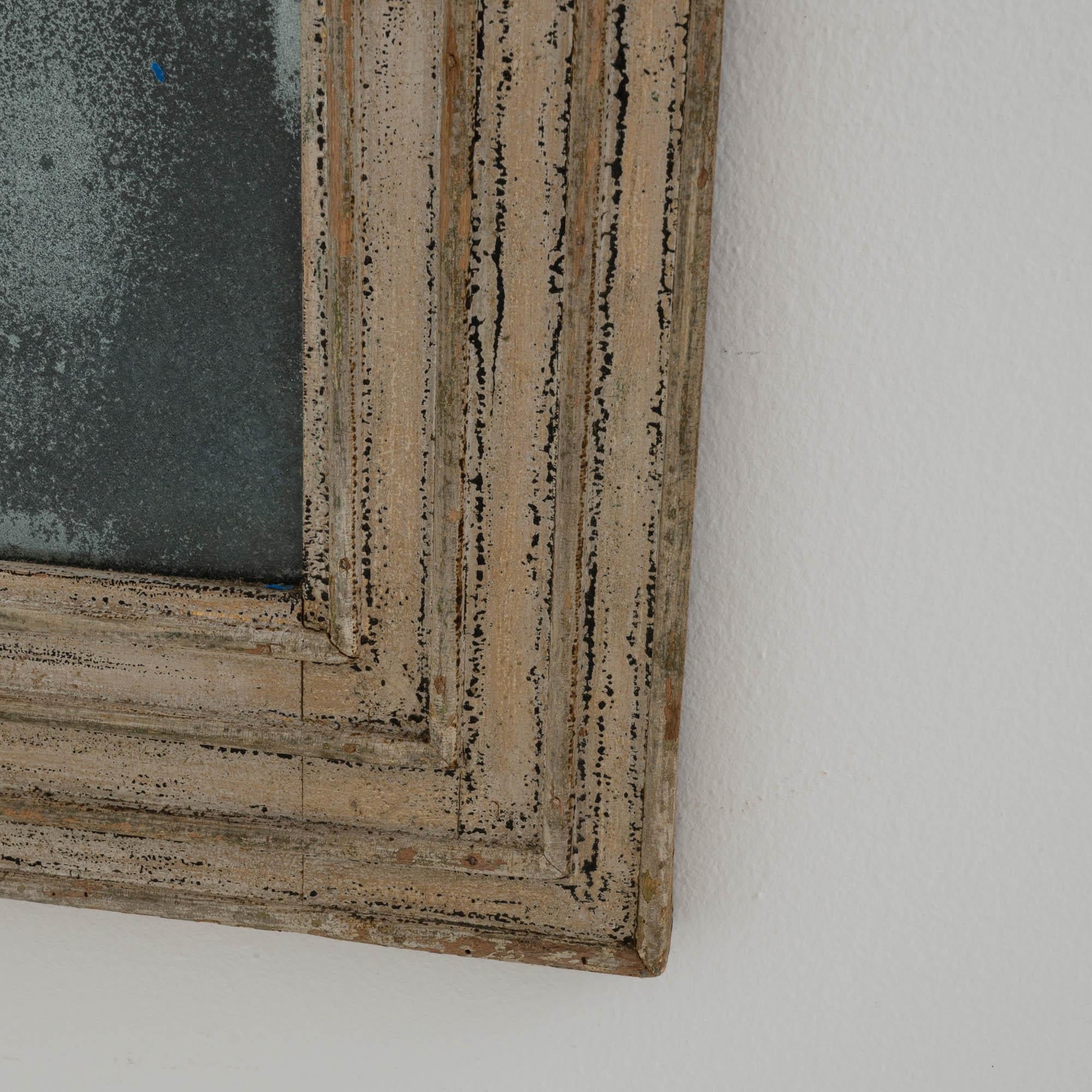 19th Century French Provincial Patinated Mirror 7