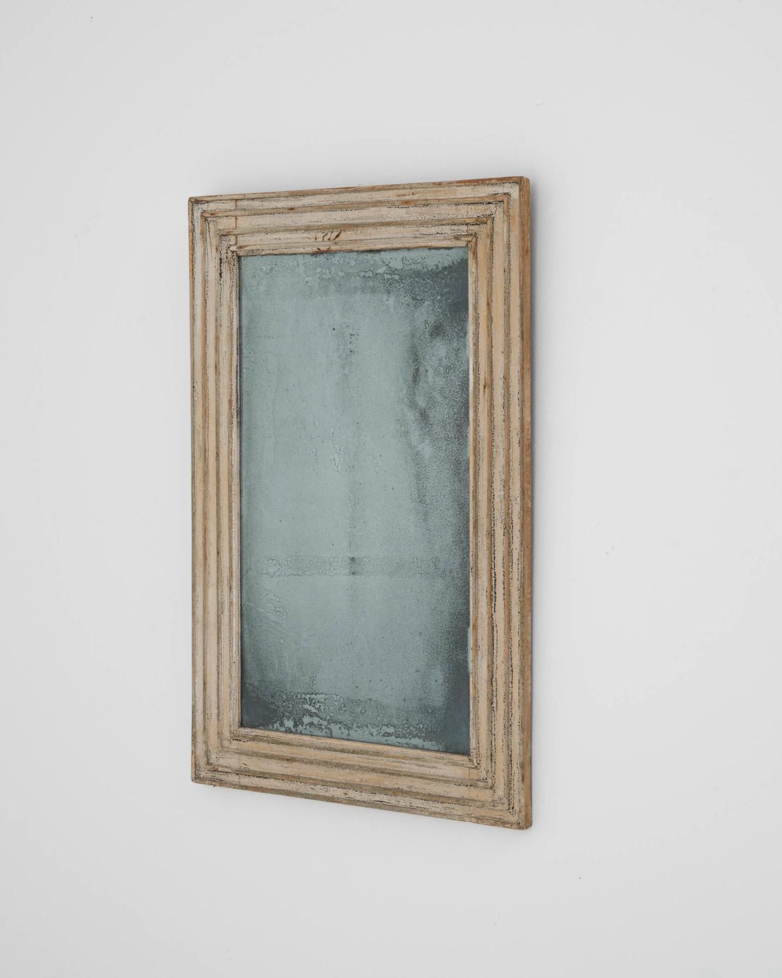 19th Century French Provincial Patinated Mirror 1