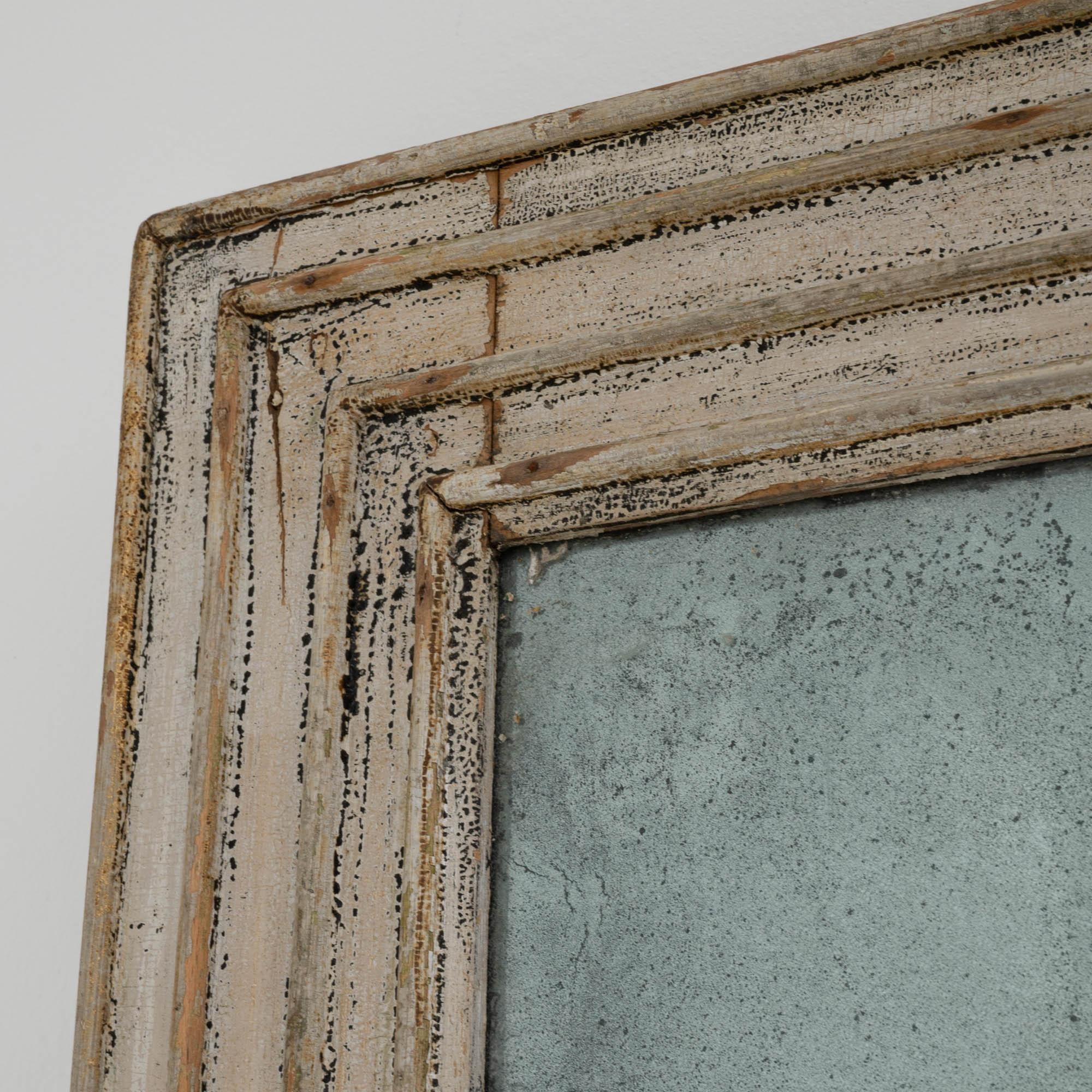 19th Century French Provincial Patinated Mirror 6